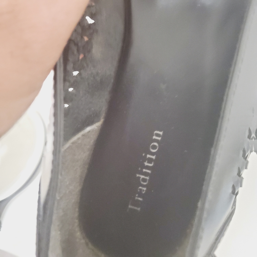 ♣️Black Leather Loafers Sz 9 - Picture 2 of 7